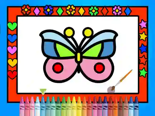 Color and Decorate Butterflies เกมออนไลน์