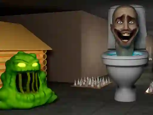 Toilet Monster Attack Sim 3D เกมออนไลน์