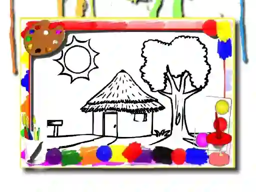 Back To School: House Coloring Book เกมออนไลน์