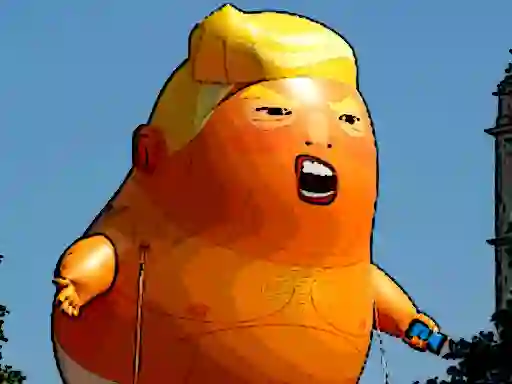 Trump Flying Adventure เกมออนไลน์