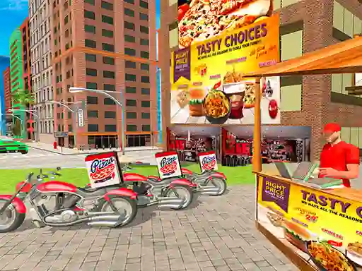 Pizza Delivery Boy Simulation เกมออนไลน์