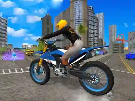 City Bike Stunt Racing เกมออนไลน์