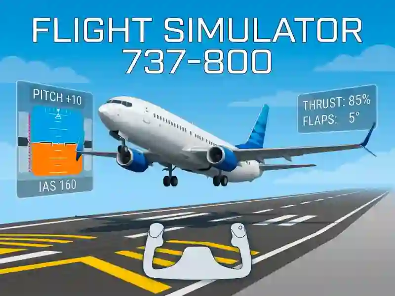 Flight Simulator 737-800 เกมออนไลน์