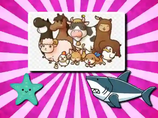 Animal Puzzle เกมออนไลน์