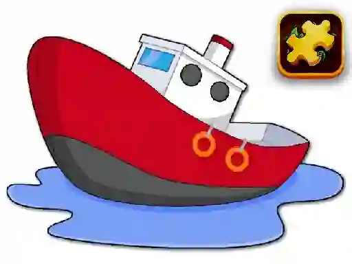 Cartoon Ship Puzzle เกมออนไลน์