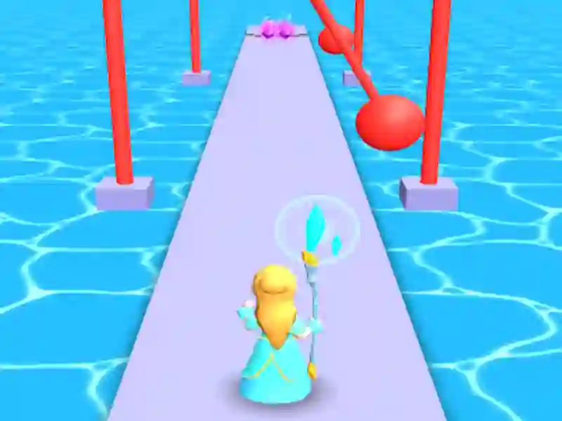Frozen Race 3D เกมออนไลน์