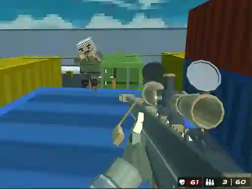 Shooting Blocky Combat Swat Gungame Survival เกมออนไลน์