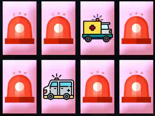 Ambulance Trucks Memory เกมออนไลน์