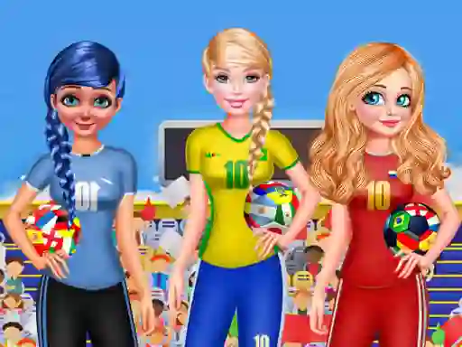 BFF Princess Vote For  FIFA 2018 Quarter Finals เกมออนไลน์