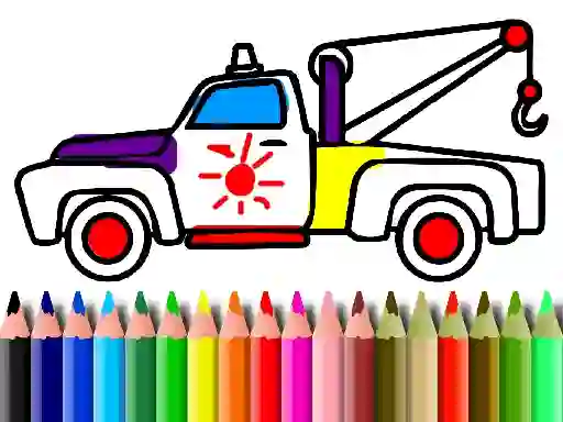 Back To School: Trucks Coloring เกมออนไลน์