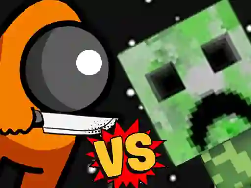 Among vs Creeper Fight เกมออนไลน์