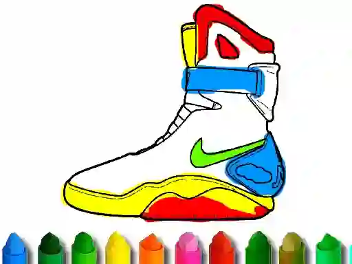 Back To School: Shoe Coloring เกมออนไลน์
