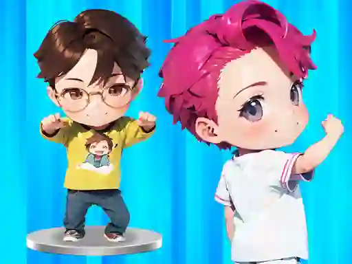 BTS Chibi Claw Machine เกมออนไลน์