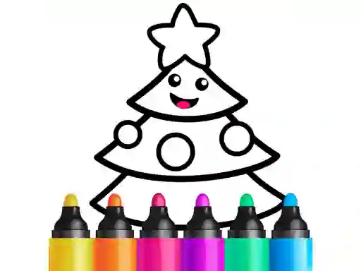 Drawing Christmas For Kids เกมออนไลน์