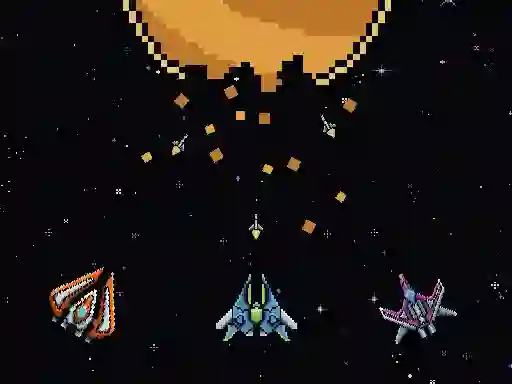 Galactic Pixel Storm เกมออนไลน์