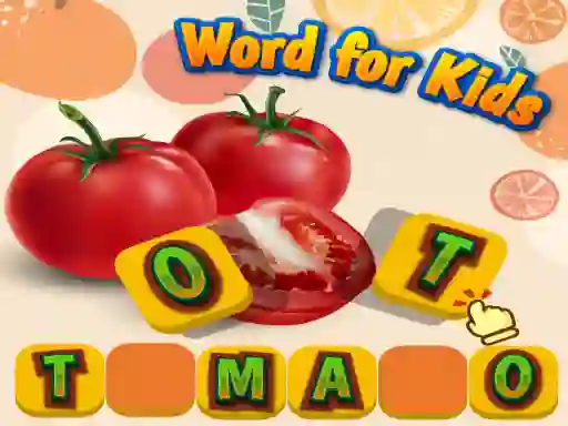 Fruits and Vegetables Word for Kids เกมออนไลน์