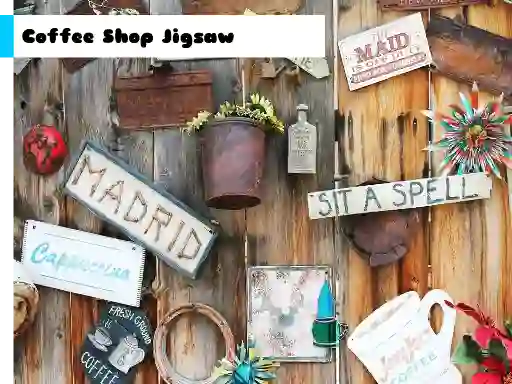 Coffee Shop Jigsaw เกมออนไลน์