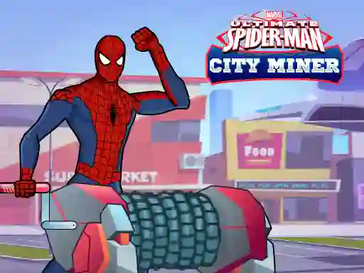 Spiderman Gold Miner เกมออนไลน์