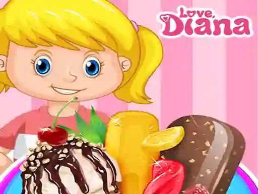 Ice Cream love Diana เกมออนไลน์