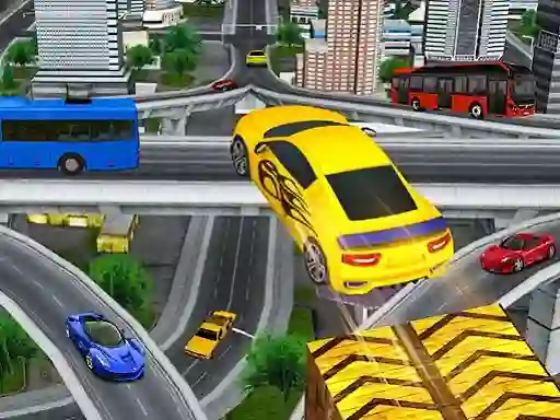 Crazy Car Impossible Stunt Challenge Game เกมออนไลน์