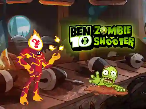 Ben 10 Zombie Shooter เกมออนไลน์