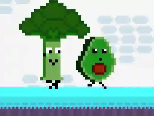 Cat Chef vs Fruits - 2 Player เกมออนไลน์