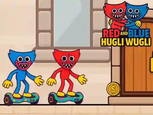 Red and Blue Hugli Wugli เกมออนไลน์