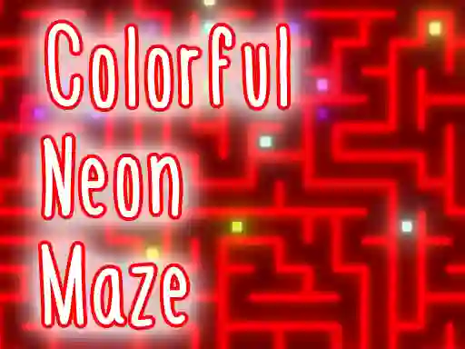 Colorful Neon Maze เกมออนไลน์