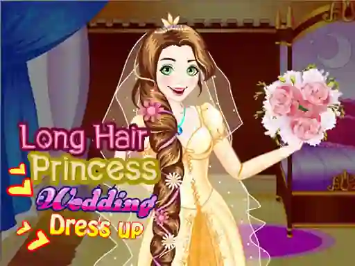 Long Hair Princess Wedding Dress up เกมออนไลน์