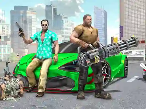 Real Gangster City Crime Car Simulator Game เกมออนไลน์