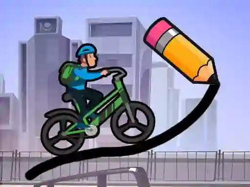 Draw The Bike Bridge เกมออนไลน์