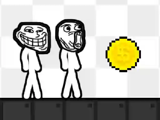 Troll Stick Face Escape เกมออนไลน์