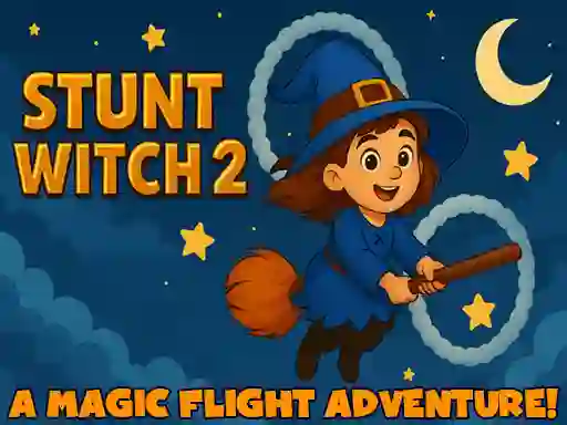 Stunt Witch 2 เกมออนไลน์