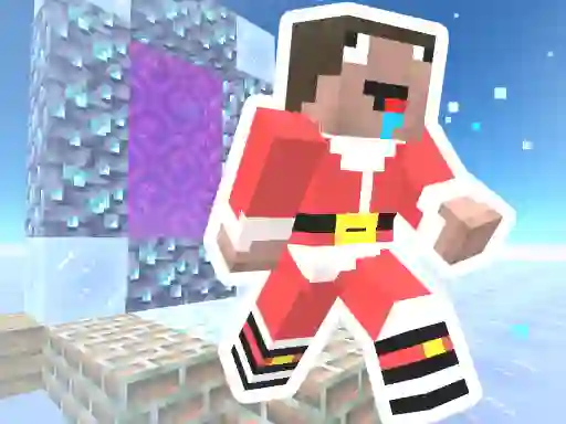 Noob Steve Christmas เกมออนไลน์