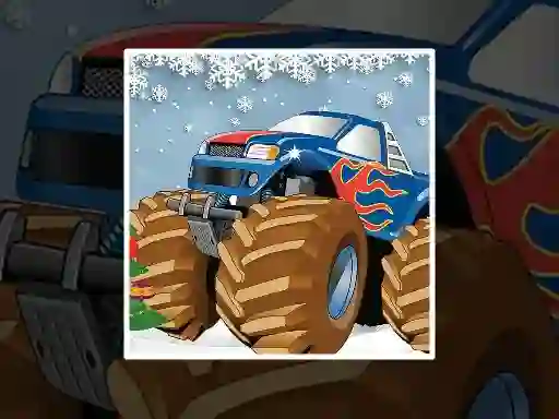 Winter Monster Truck Puzzles เกมออนไลน์