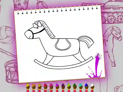 Coloring Book: Toy Shop เกมออนไลน์