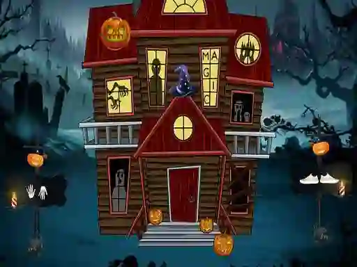 Halloween Magic Lady Escape เกมออนไลน์