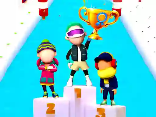 Fun Race On Ice เกมออนไลน์