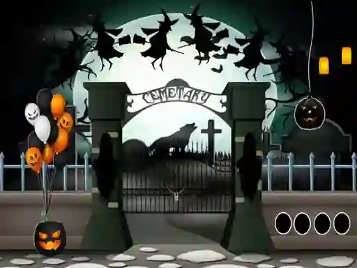 Halloween Cemetery Escape 2 เกมออนไลน์