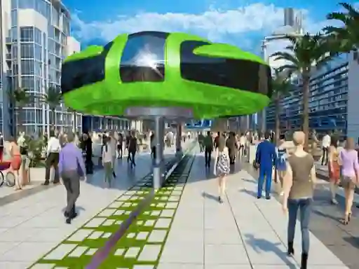 Gyroscopic Elevated Bus Simulator Public Transport เกมออนไลน์