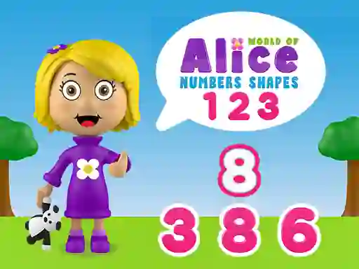 World of Alice Numbers Shapes เกมออนไลน์