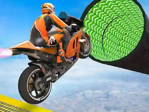 Motorcycle Stunts Drive เกมออนไลน์