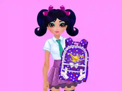 Jasmine and Elsa School Bag Design Contest เกมออนไลน์