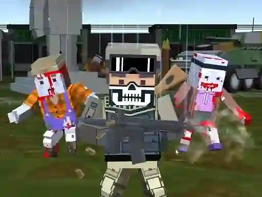 Combat Pixel Arena 3D Zombie Survival เกมออนไลน์