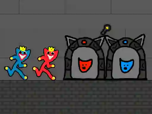 Red and Blue Stickman Huggy 2 เกมออนไลน์