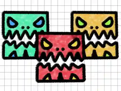 Geometry Dash Paper Note เกมออนไลน์