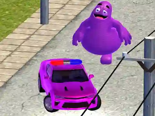 Grimace vs Police SuperCar เกมออนไลน์