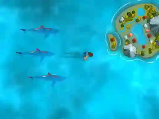 Survive the Sharks เกมออนไลน์
