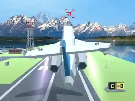 Polygon Flight Simulator เกมออนไลน์