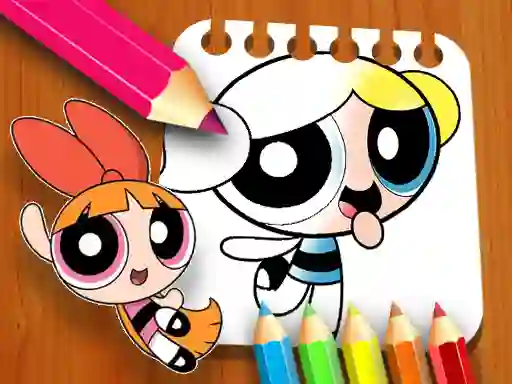 The Powerpuff Girls Coloring Book เกมออนไลน์